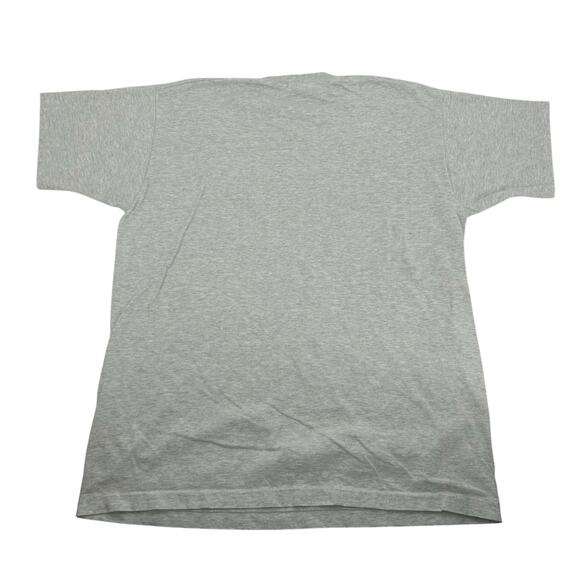 VTG 90s Men's Grey Fruit of the Loom Lithuanian Graphic Single Stitch T Shirt XL - Picture 5 of 6